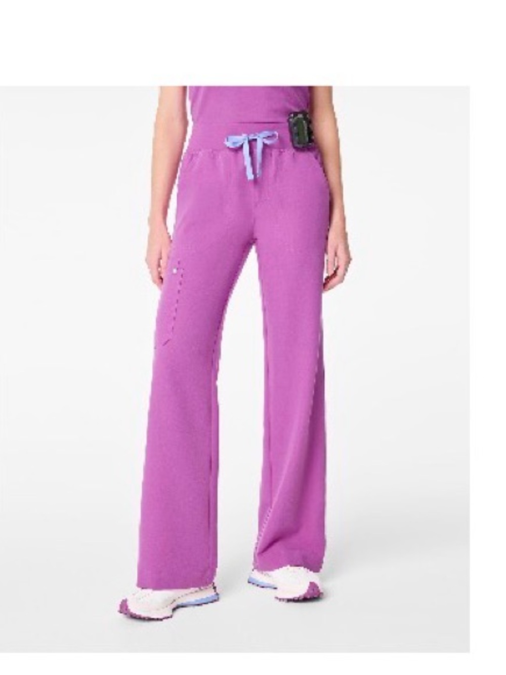 Figs Islabel Wide Leg in Ultraberry XS regular